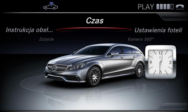 Mercedes Comand NTG5 HU Entry Audio20 CD Tłumaczenie nawigacji - Polskie menu